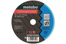 Metabo 5 Flexiarapid Super 76x1.0x10.0 Mm INOX, TF 41 (626870000) For CC 18 LTX BL £9.59